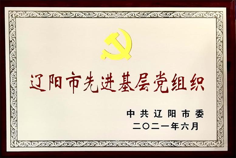 遼聯(lián)集團(tuán)榮獲“遼陽(yáng)市先進(jìn)基層黨組織”稱號(hào)